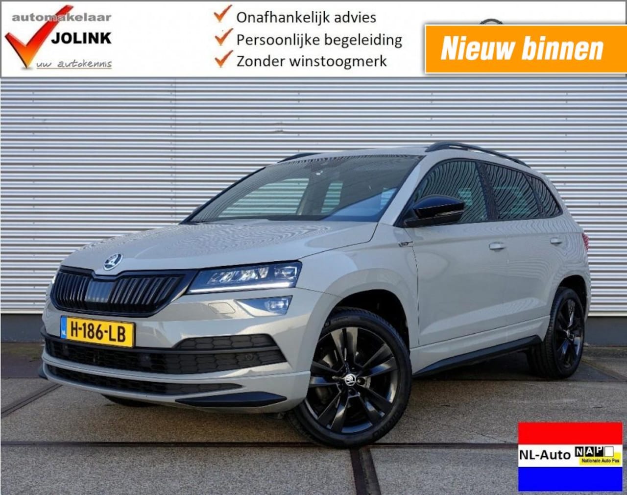 Skoda Karoq - 1.5 TSi ACT DSG7 Sportline Business I NL-Auto I Pano I LED I Virtual I - AutoWereld.nl