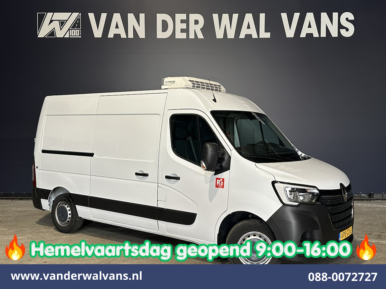 Renault Master - 2.3 dCi 136pk L2H2 Koelwagen Thermoking V-300 MAX Vriezen -20°C tot verwarmen + 20°C Dag + - AutoWereld.nl
