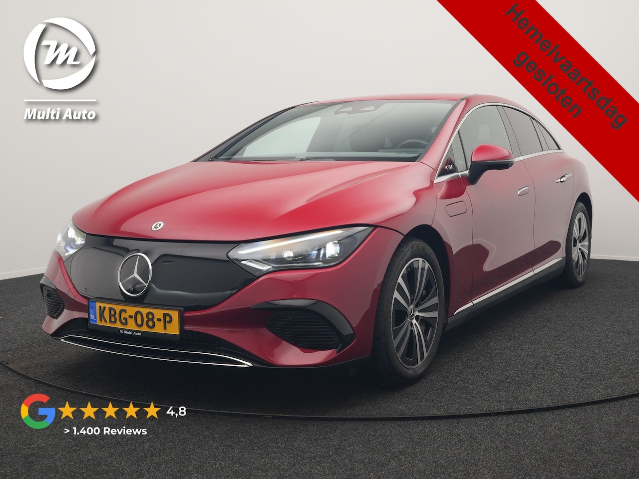 Mercedes-Benz EQE - 350 Advantage 89 kWh 293pk Dealer O.H. | Adaptive Cruise | Luchtvering | Burmester Audio | - AutoWereld.nl