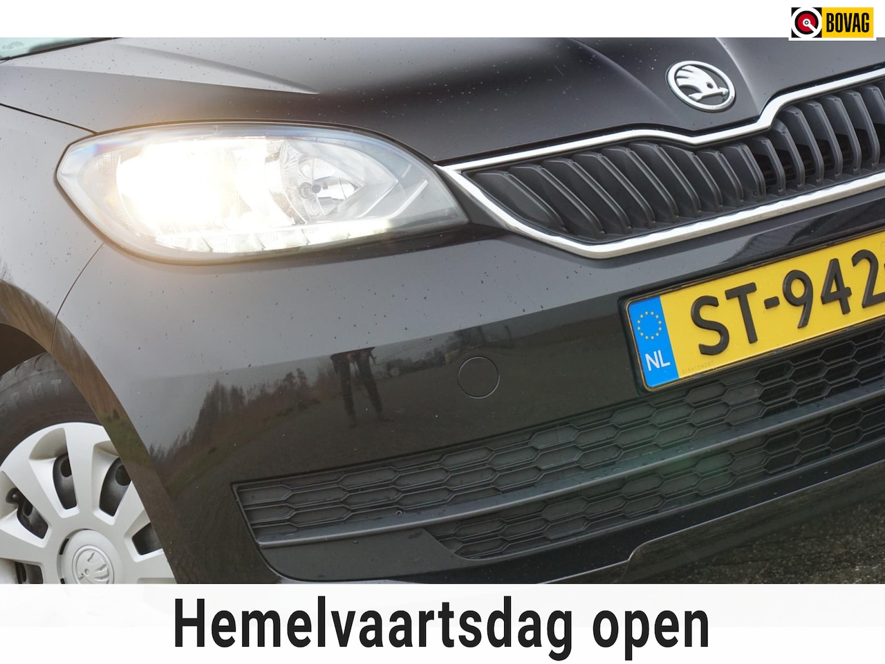Skoda Citigo - 1.0 Greentech Ambition - Black Pearl - Nav/Bluetooth/AC - AutoWereld.nl