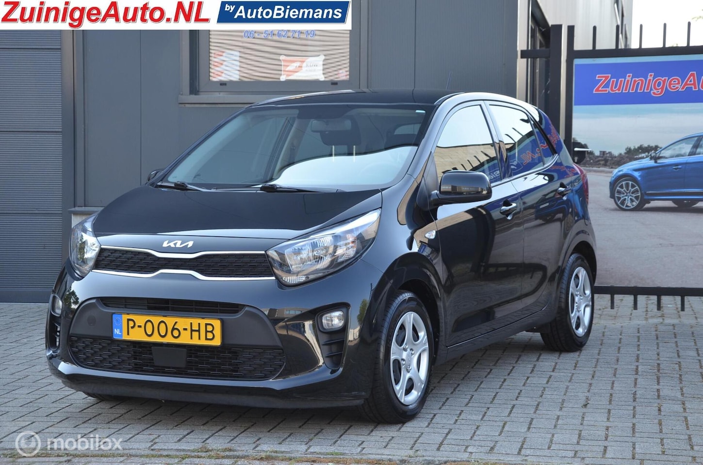 Kia Picanto - 1.0i Comfort Zwart 2022 / 39.000 km Cruisecontr. - AutoWereld.nl