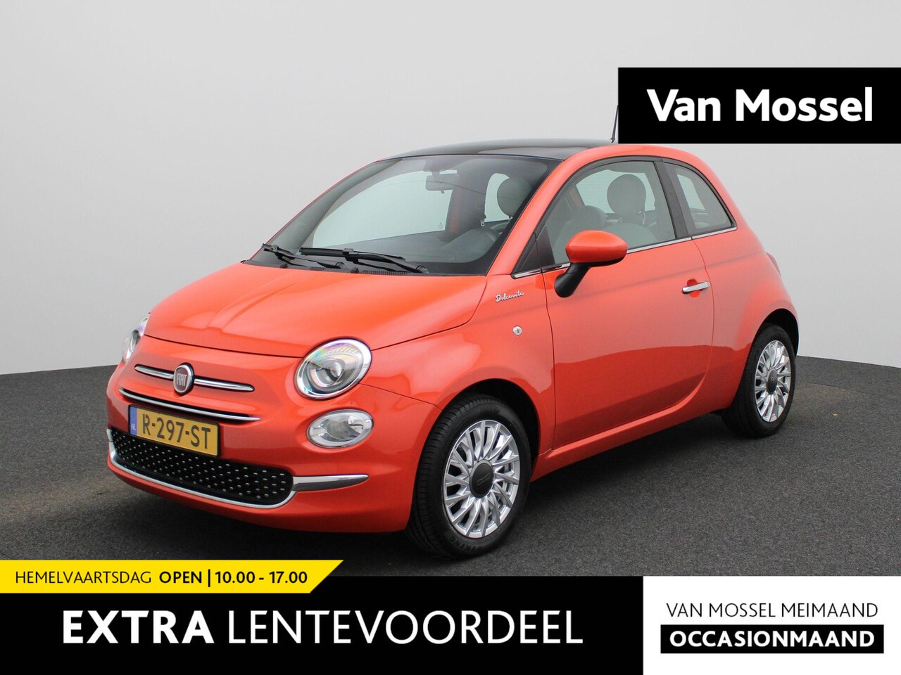 Fiat 500 - 1.0 Hybrid Dolcevita | Apple carplay/Android Auto | Airco | LMV 15"| Cruise Controel | Blu - AutoWereld.nl