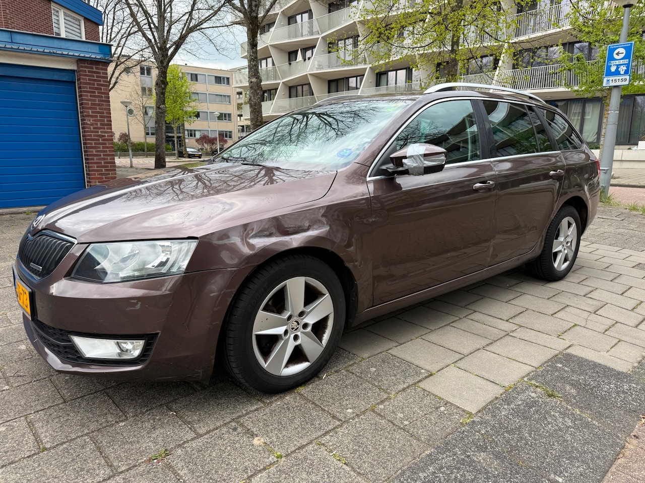 Skoda Octavia Combi - 1.6 TDI Greenline Businessline 1.6 TDI Greenline Businessline NW APK - AutoWereld.nl