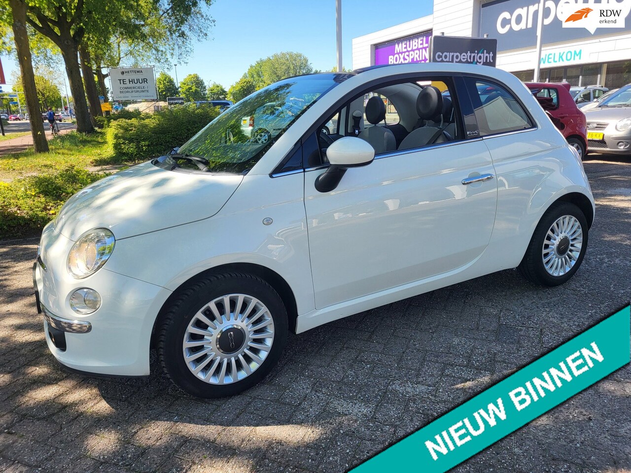 Fiat 500 C - 1.2 Lounge CABRIO NWE DISTR.RIEM - AutoWereld.nl