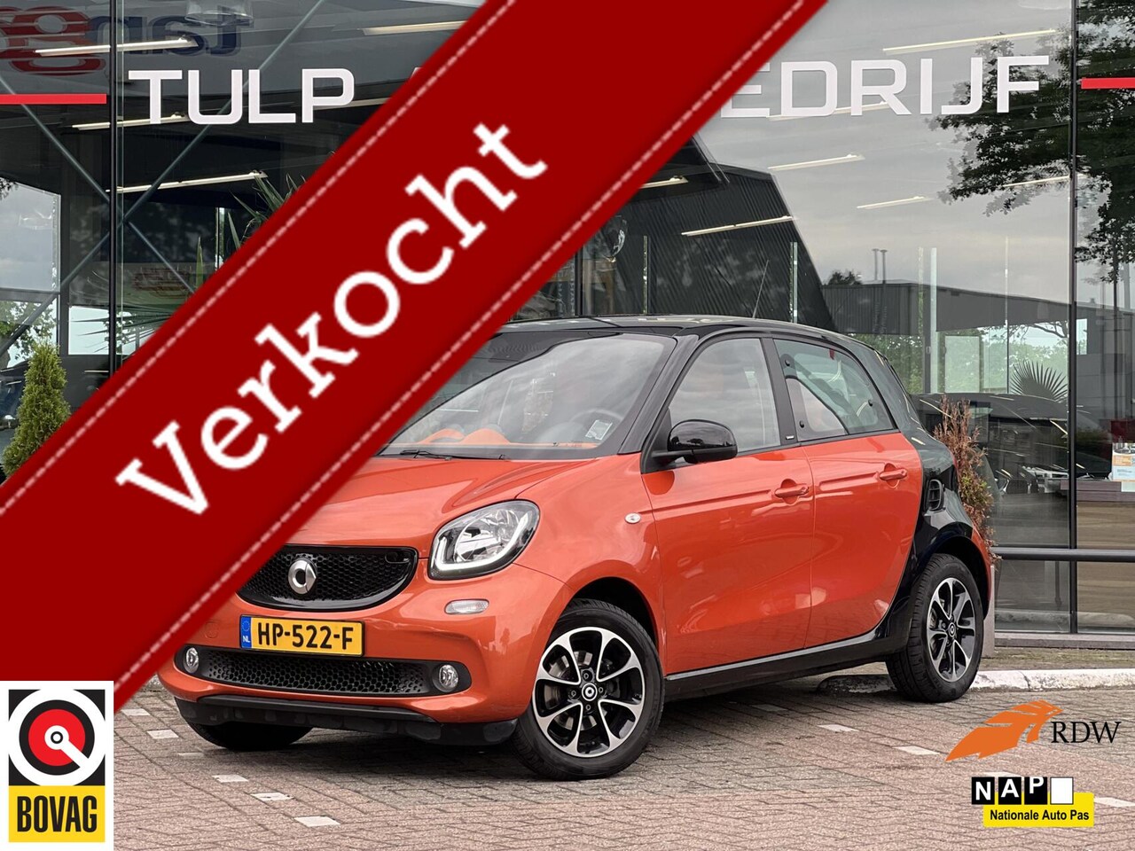 Smart Forfour - 1.0 Turbo Passion Automaat Airco Clima Nav - AutoWereld.nl