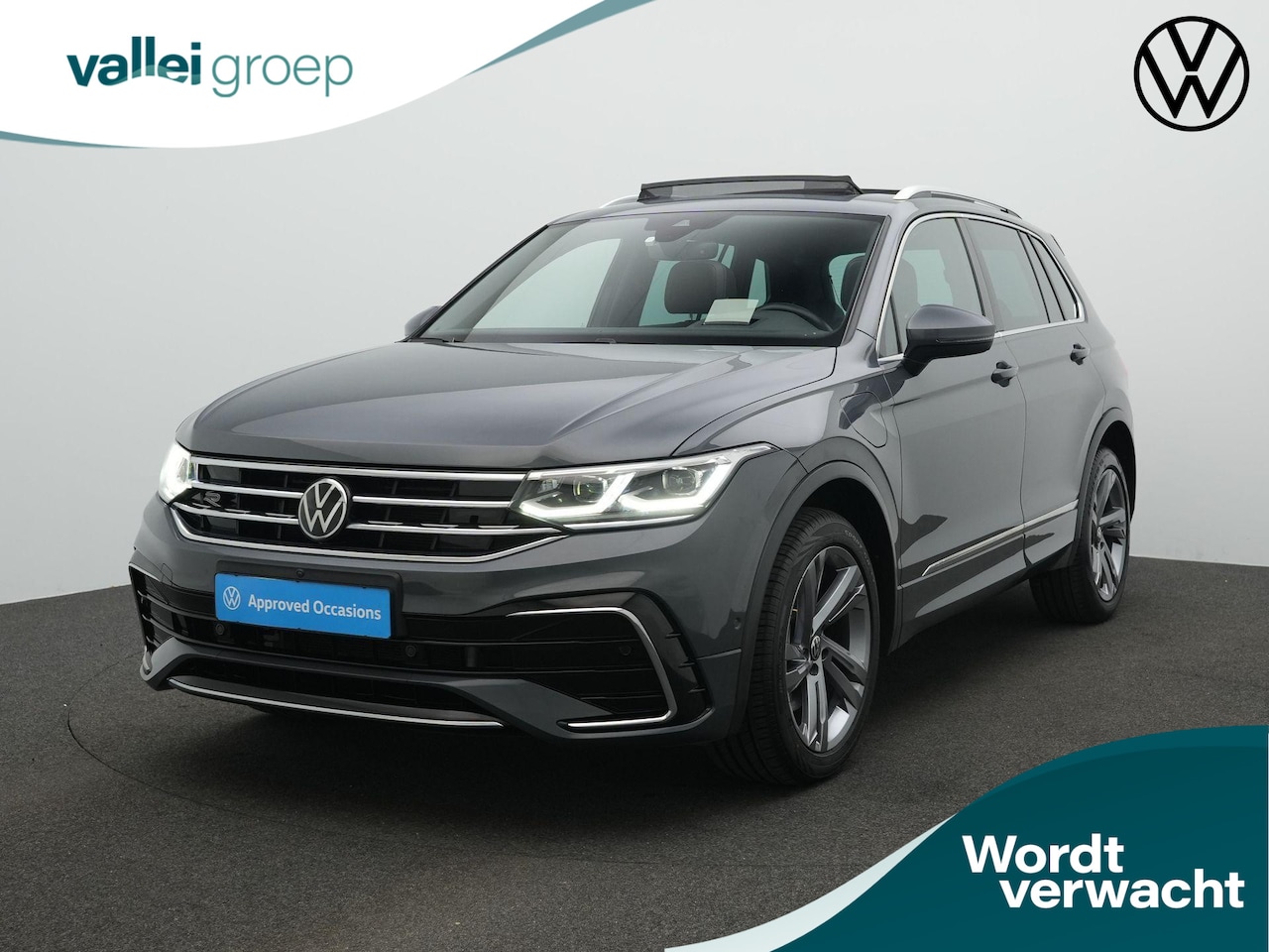 Volkswagen Tiguan - 1.4 TSI 245 pk eHybrid R-Line | Panoramadak | Trekhaak | Leder | Geheugenstoelen | 360 cam - AutoWereld.nl