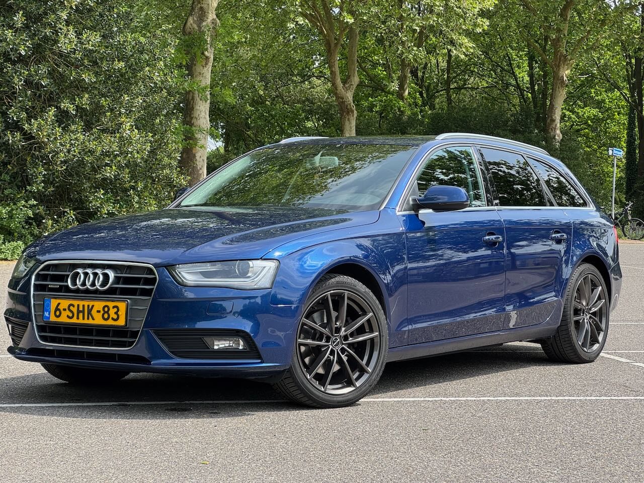 Audi A4 Avant - 1.8 TFSI quattro Pro Line Avant 1.8 TFSI A4 quattro Pro Line Panoramadak Clima Cruise PDC ScubaBlauw metallic - AutoWereld.nl