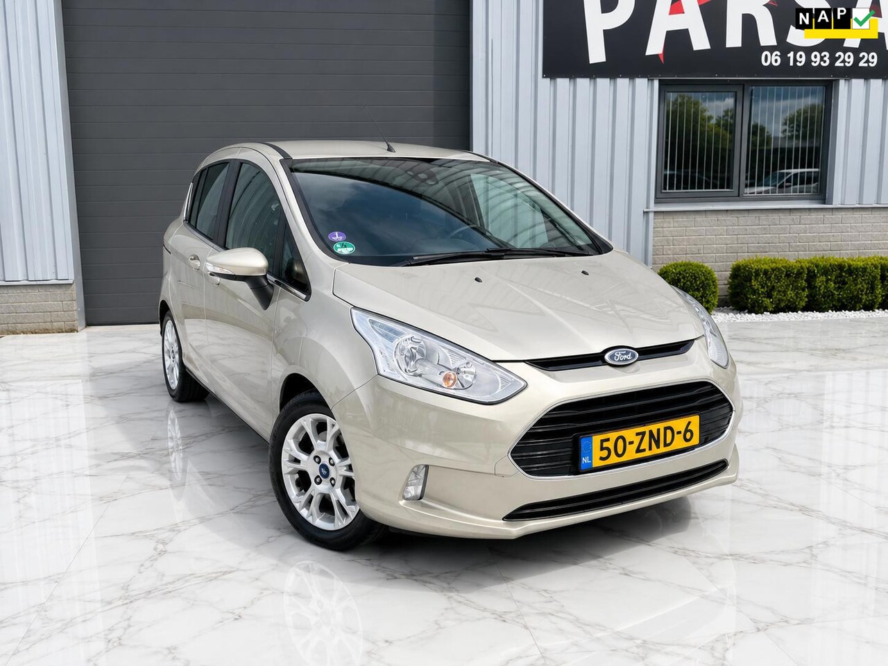 Ford B-Max - 1.6 TI-VCT Titanium Airco/Cruise control/PDC/Trekhaak - AutoWereld.nl