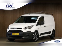 Ford Transit Connect - 1.6 TDCI L2 | 3-Zitter | Trekhaak | Elek ramen | MF Stuur | Dealer onderhouden | Bluetooth