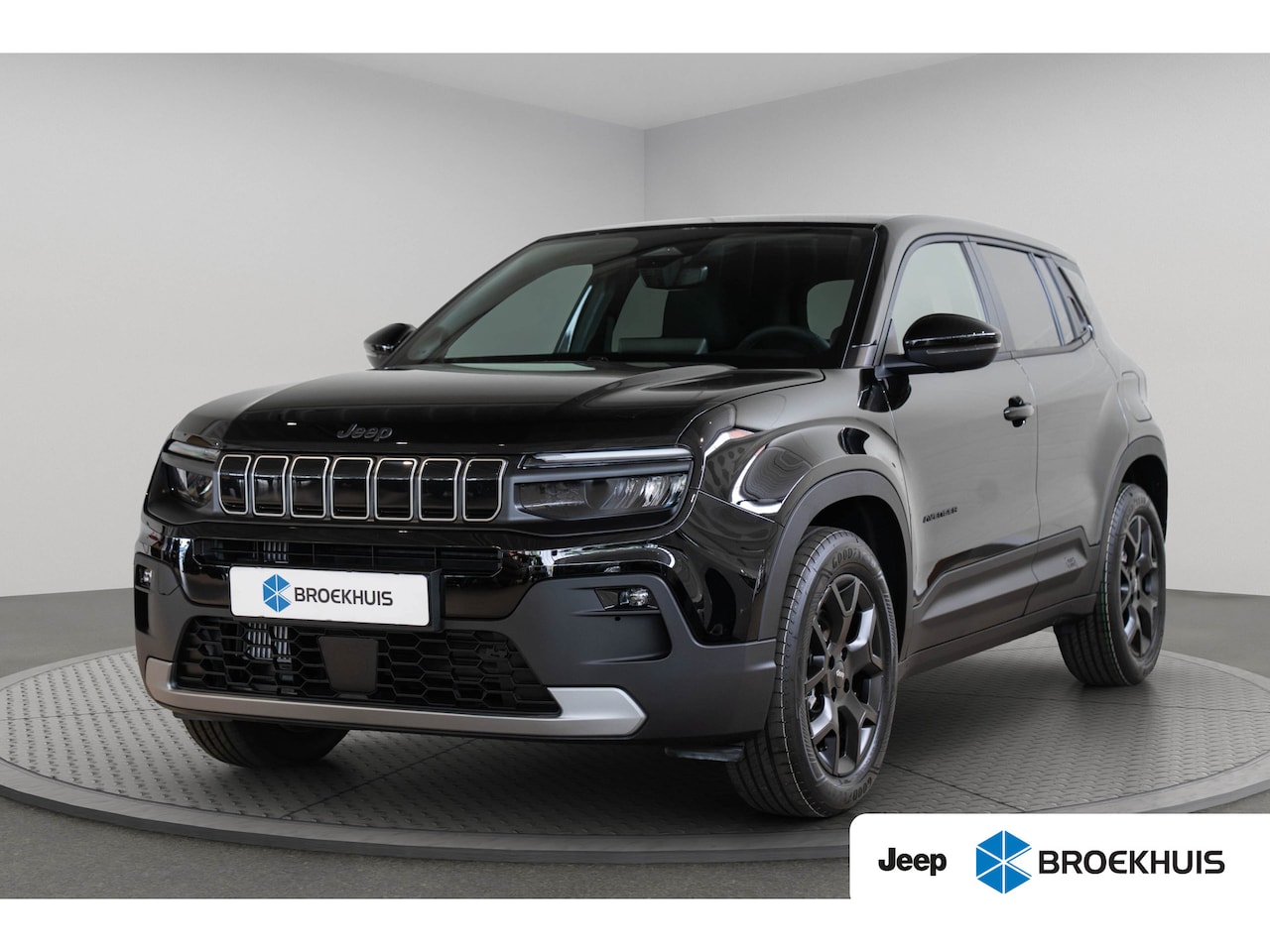 Jeep Avenger - 1.2 e-Hybrid Black Edition | Schuif-Kantel Dak | Navigatie | Camera | Keyless | Elektrisch - AutoWereld.nl