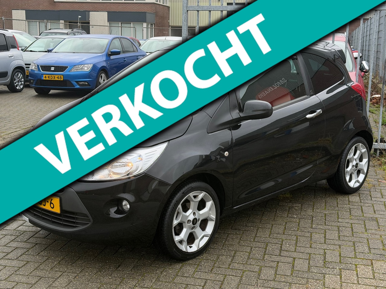 Ford Ka - 1.2 Titanium X! NL AUTO NAP! Airco l LMV l Spoiler pakket l 16'LMV l Elek pakket! DEALER O - AutoWereld.nl