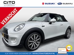 MINI Cabrio - 1.5 Cooper Chili | Apple Carplay & Android Auto | Bruin Lederen Bekleding | Climate Contro
