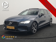 Volvo V60 - T6 Recharge AWD R-Design PHEV 340pk Dealer O.H | Trekhaak Af Fabriek | Panodak | Harman /