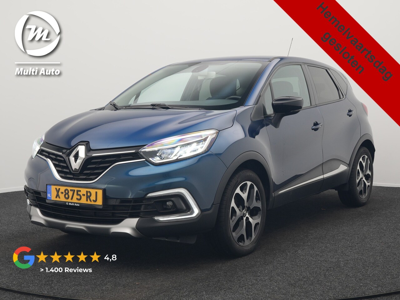 Renault Captur - 1.2 TCe Intens Automaat 120pk | Trekhaak | Camera | LED Koplampen | Stoelverwarming | Keyl - AutoWereld.nl