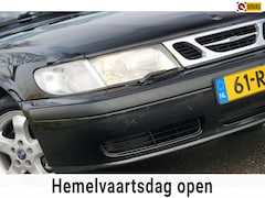 Saab 9-3 Cabrio - 2.0t S | Jet Black Metallic | Nette kap/Leder/Navi/Cruise/Clima - Gaaf