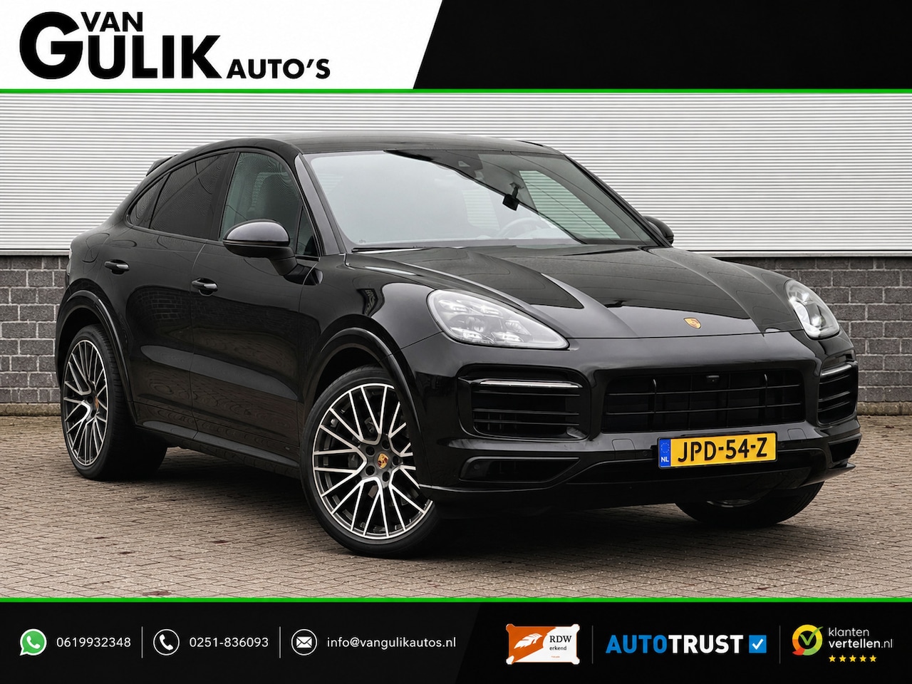 Porsche Cayenne Coupé - 3.0 E-Hybrid | Pano | 360 | Bose | PDLS+ | Sport chrono | - AutoWereld.nl