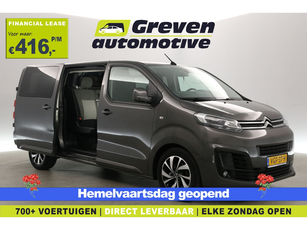 Peugeot Expert - Citroën Jumpy 2.0 BlueHDI L3H1 180PK | Dubbele Cabine | Aut. | Clima | 2xSchuifdeur | Adap - AutoWereld.nl