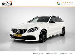 Mercedes-Benz C-klasse Estate - AMG 63 | Burmester | Geheugenstoelen | Sportuitlaat | Designo Kleur | Kruisspaak Velgen |