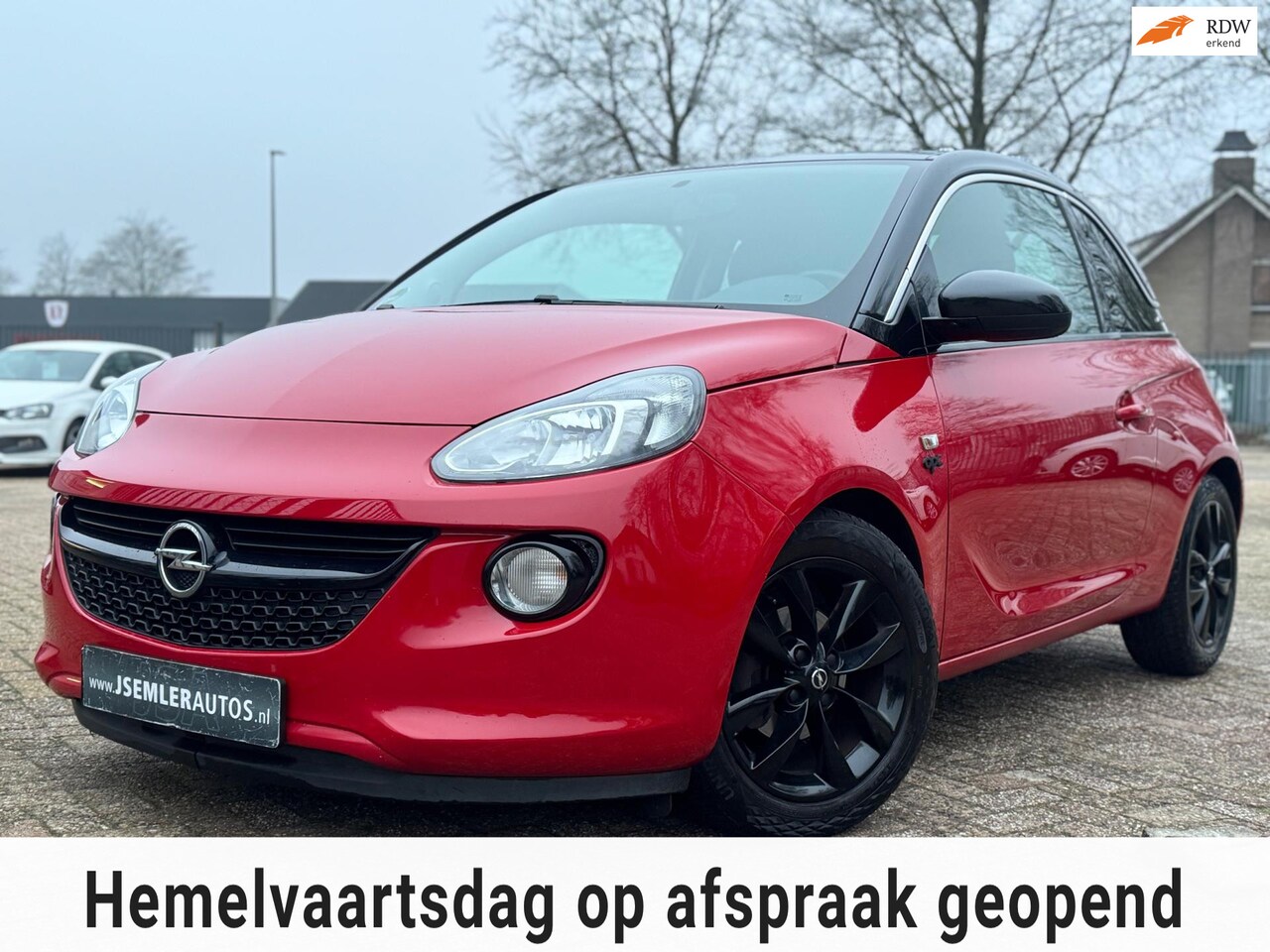 Opel ADAM - RED&BLACK OPC-LINE GR.SCHERM AIRCO APK 26-03-2027 - AutoWereld.nl