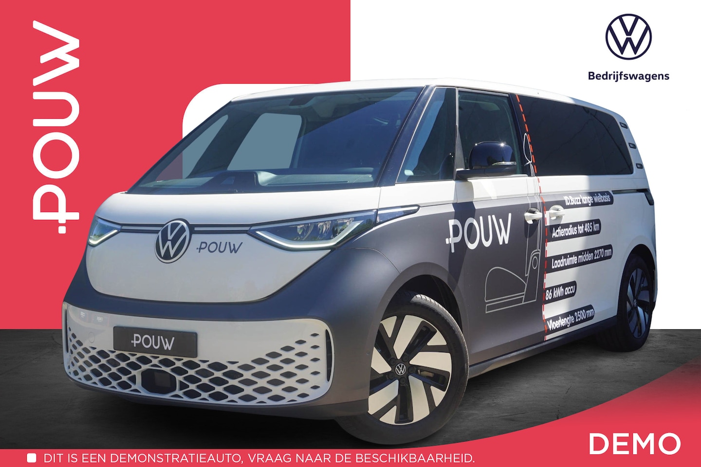 Volkswagen ID. Buzz - 286pk Pro Bulli 86 kWh LWB | Geel Kenteken | Enkele Cabine | Laadvloer | Scheidingswand | - AutoWereld.nl