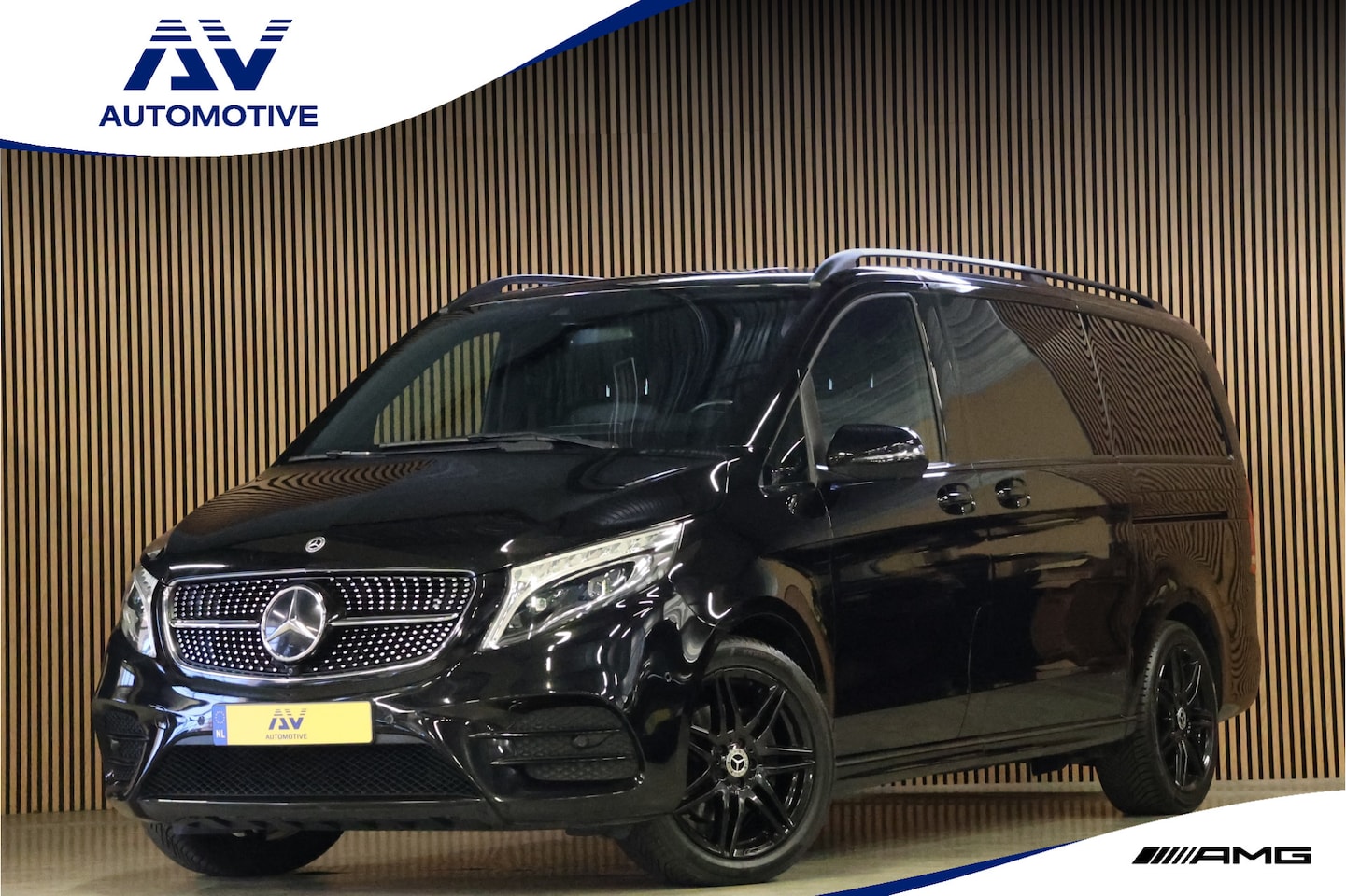Mercedes-Benz V-klasse - 220d Lang DC | AMG | 360 Camera | CarPlay | Bi-Xenon | Lederen bekleding | Facelift model - AutoWereld.nl