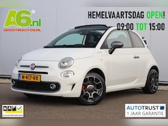 Fiat 500 C - 1.0 Hybrid Sport Cabrio 16 inch LMV Half Leder Navigatie Carplay Android Climate Cruisecon