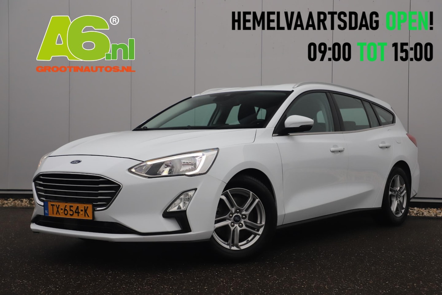 Ford Focus Wagon - 1.0 EcoBoost Trend Edition Business Navigatie Clima Cruise 16 inch LMV Parkeersensors Lane - AutoWereld.nl