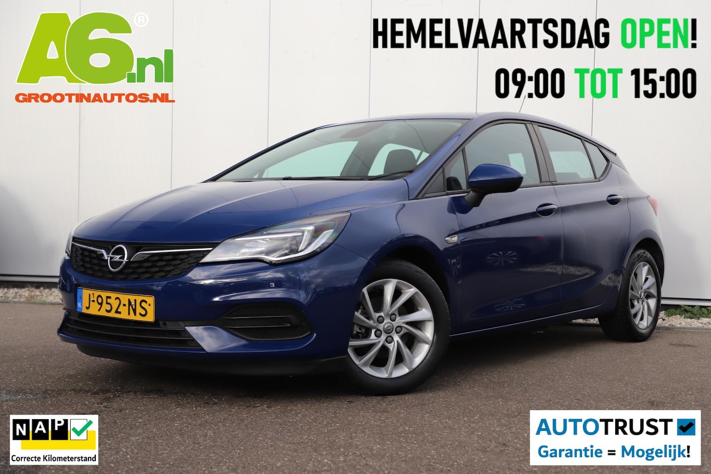Opel Astra - 1.2 Edition 16 inch LMV Carplay Android Navigatie Airco Cruise Control - AutoWereld.nl
