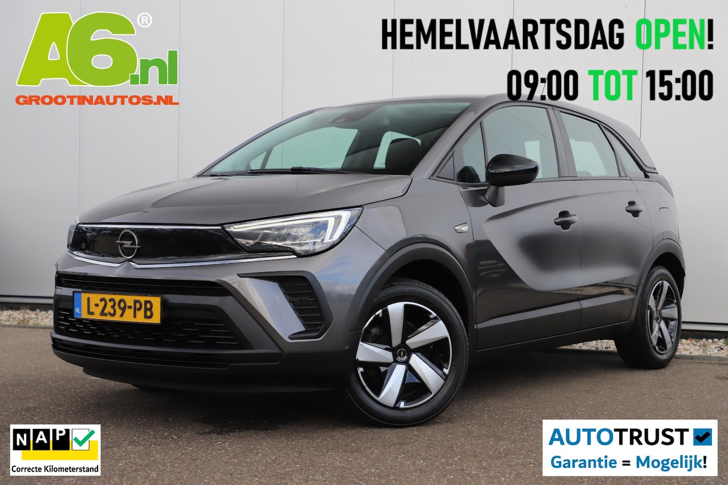 Opel Crossland - 1.2 Turbo Edition | NIEUW MODEL | Navigatie Achteruitrijcamera Airco Cruise Control Carpla - AutoWereld.nl