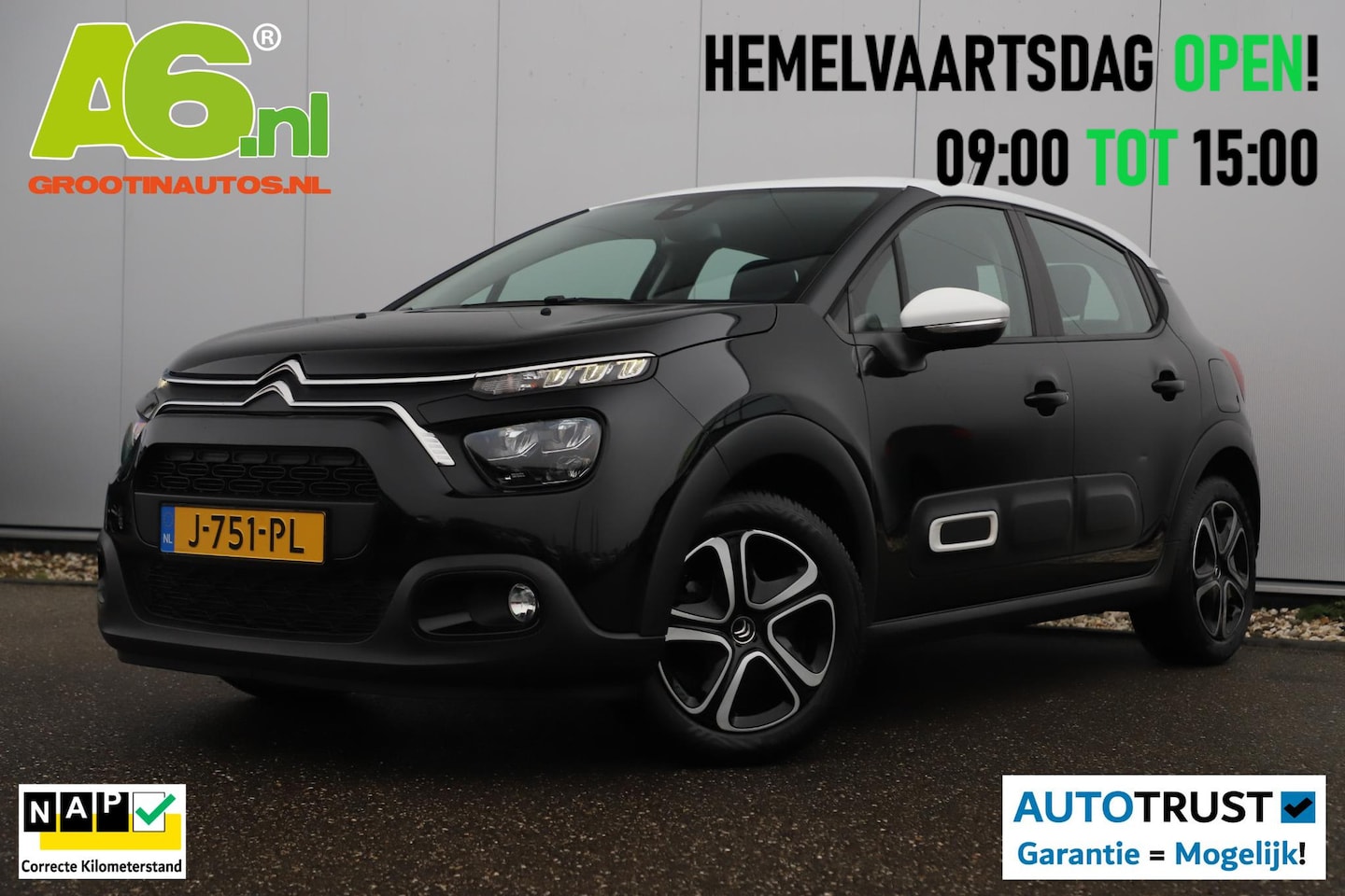 Citroën C3 - 1.2 Feel Carplay Android Navigatie Climate Cruise Control Rijstrooksensor Parkeersensor Al - AutoWereld.nl
