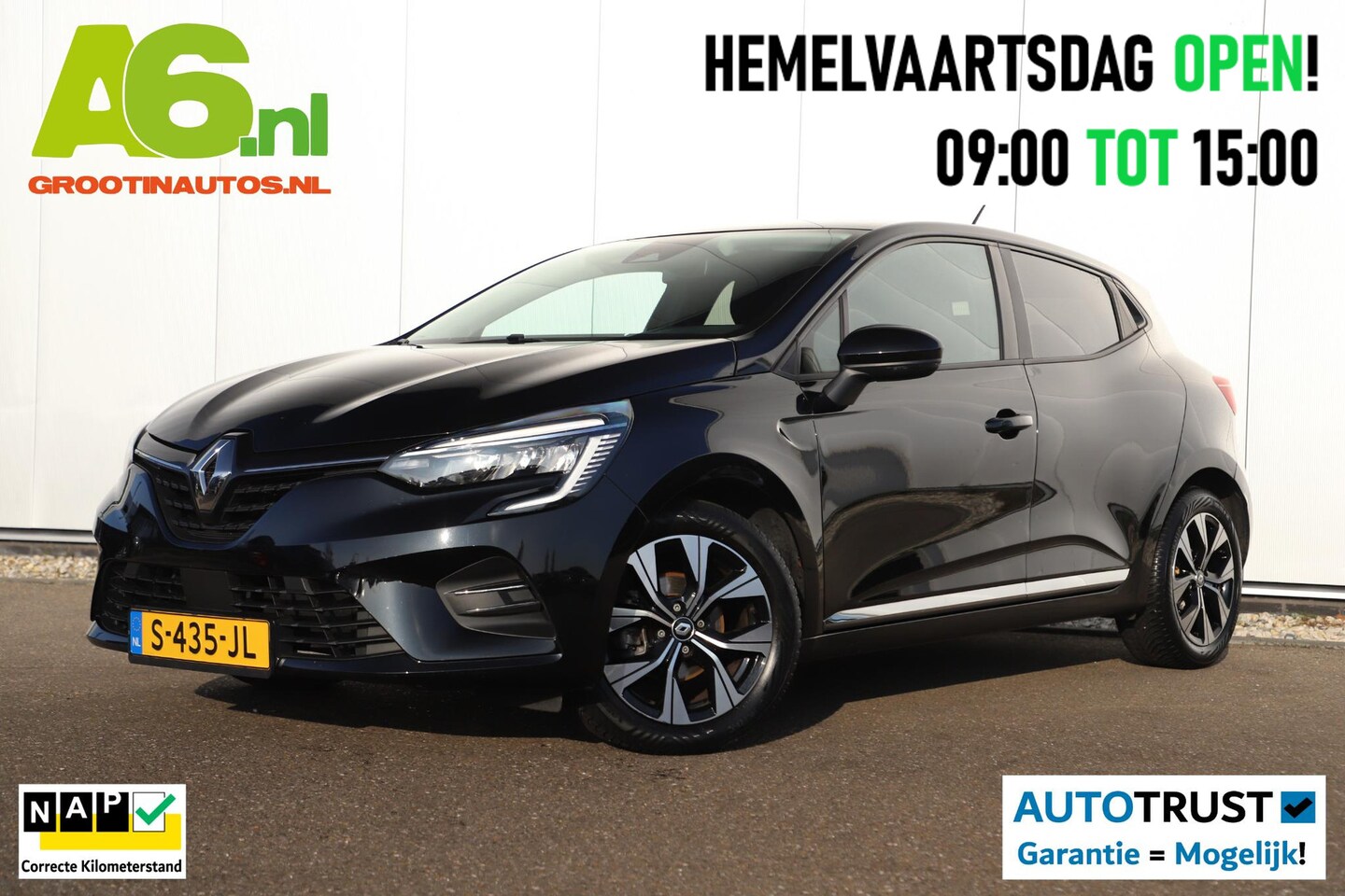 Renault Clio - 1.0 TCe 90 Evolution 16 inch LMV Navigatie Carplay Android Airco Cruise Control Rijstrooks - AutoWereld.nl