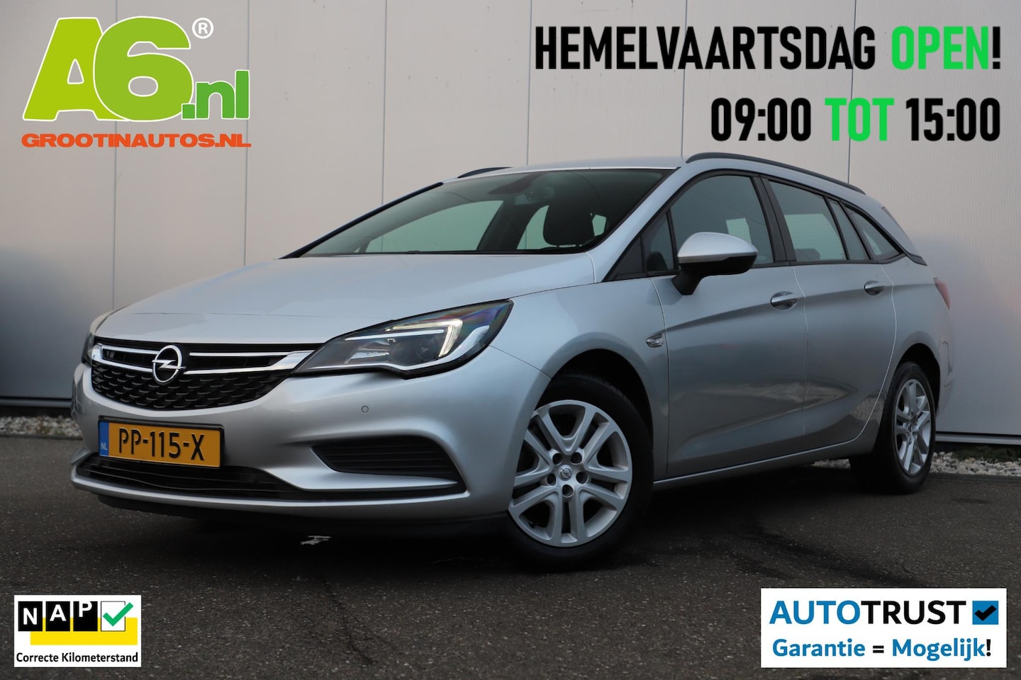 Opel Astra Sports Tourer - 1.0 Online Edition 105PK Trekhaak Navigatie Carplay Android Bluetooth Airco Cruise Control - AutoWereld.nl