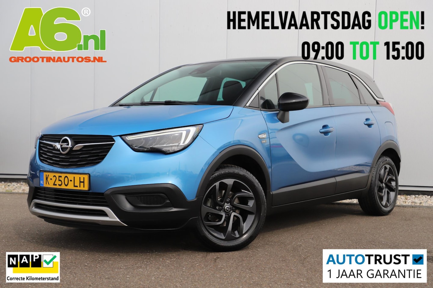 Opel Crossland X - 1.2 Edition 2020 Navigatie LED Carplay Android Airco Cruise Control Rijstrooksensor 16 inc - AutoWereld.nl