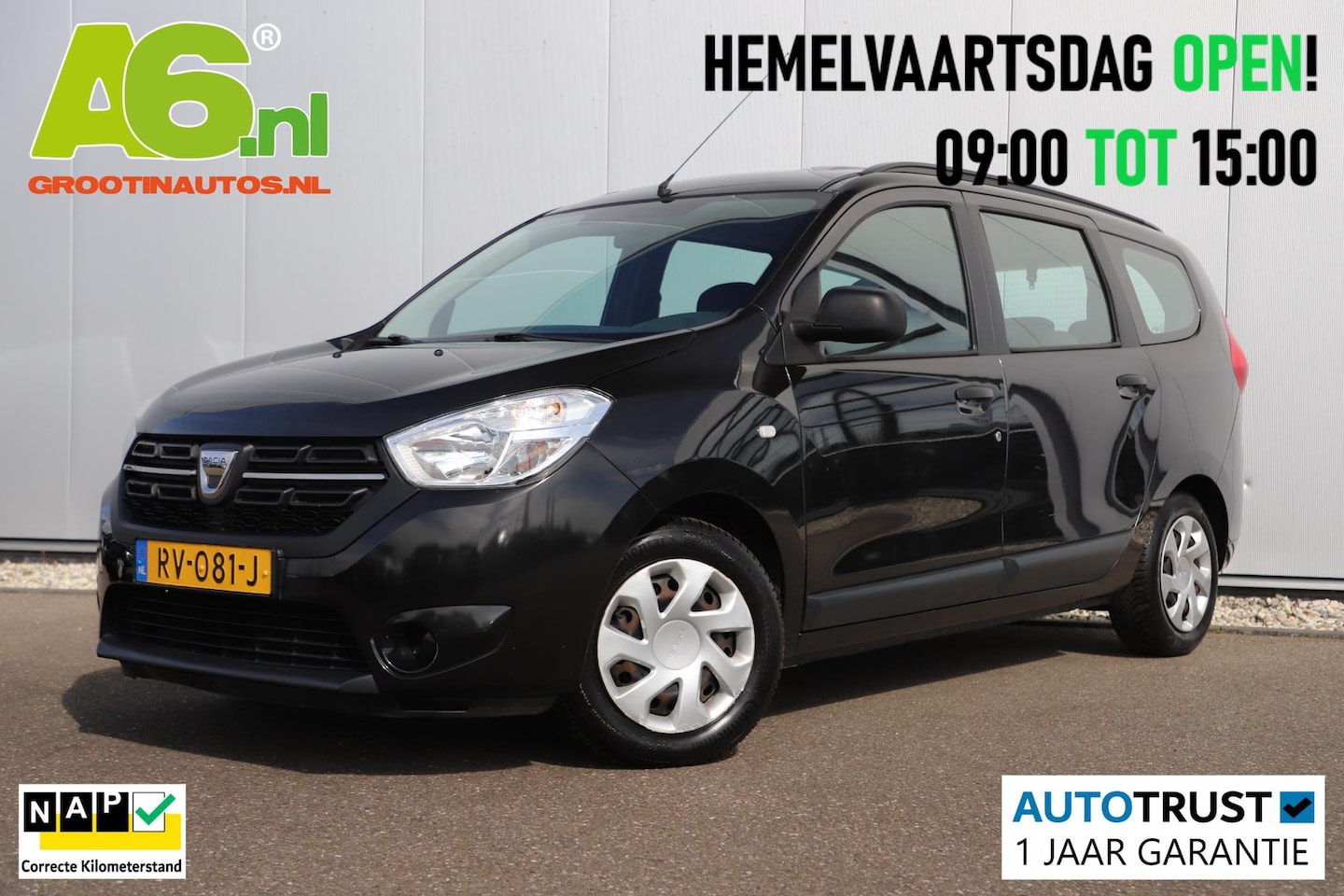 Dacia Lodgy - 1.2 TCe Ambiance 7p. Airco Radio Bluetooth Elektrische Ramen 7 Persoons - AutoWereld.nl