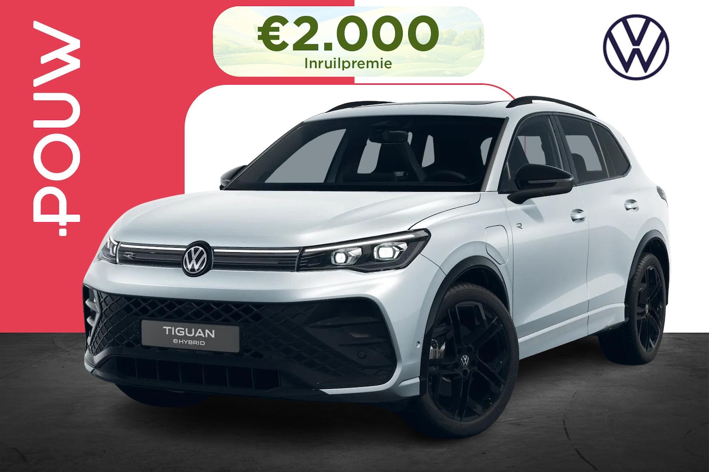 Volkswagen Tiguan - 1.5 eHybrid 204pk R-Line Edition | Panoramadak | 20" Velgen - AutoWereld.nl