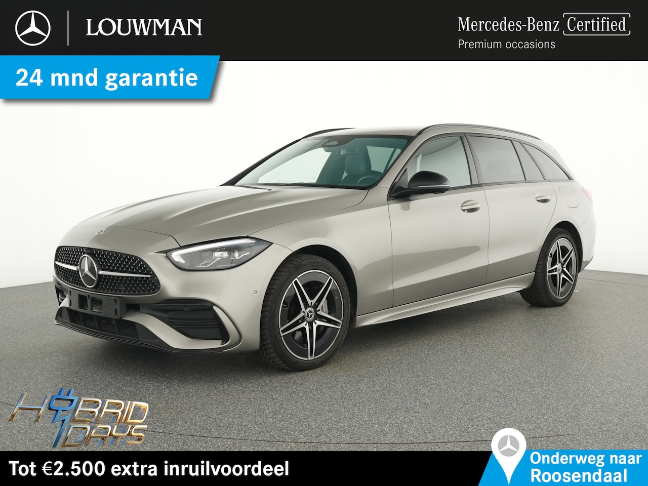 Mercedes-Benz C-klasse Estate - 300 e 4MATIC AMG Plug-In Hybride AMG Line | Night Pakket | Trekhaak | Memory voorstoelen | - AutoWereld.nl