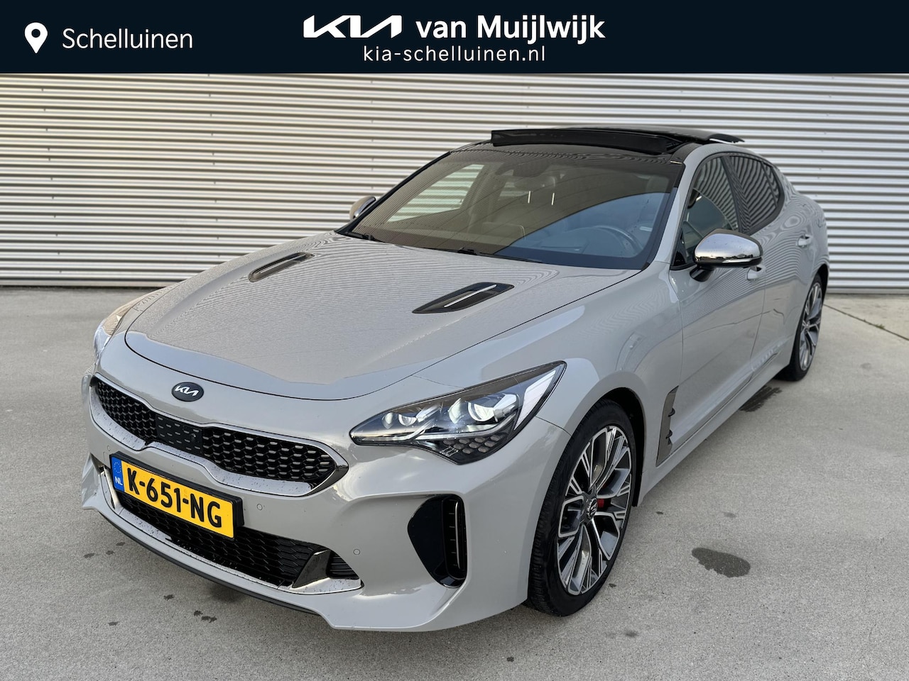 Kia Stinger - 3.3 V6 T-GDI AWD GT 52450 km ! | Keurige auto ! - AutoWereld.nl