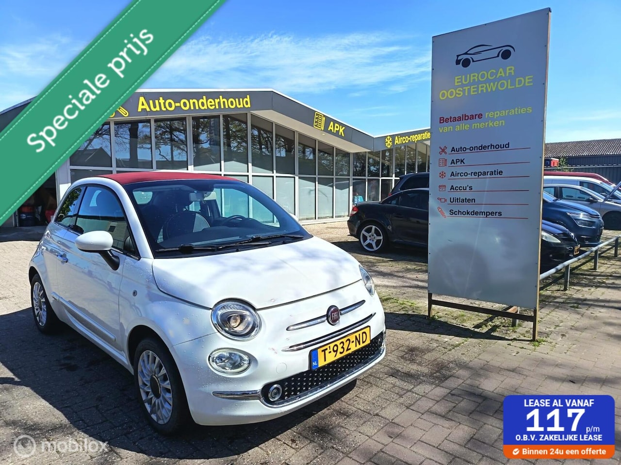 Fiat 500 - 1.2 CABRIO // 97000 KM // NAP - AutoWereld.nl