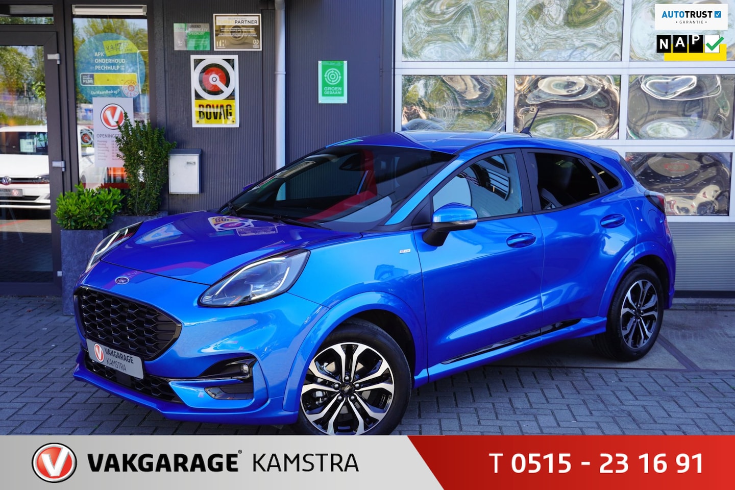 Ford Puma - 1.0 EcoBoost Hybrid ST-LINE Titanium NAP AA/ACP/Cam/Clima - AutoWereld.nl