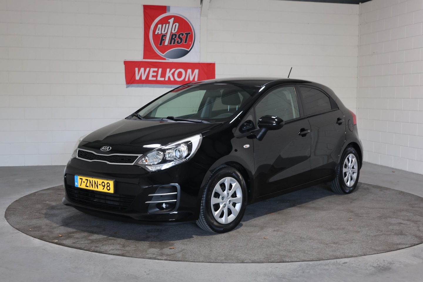 Kia Rio - 1.2 CVVT DynamicLine 1.2 CVVT DynamicLine, Airco, Cruise, Navigatie, Blue tooth, Isofix, Led verlichting, Achte - AutoWereld.nl