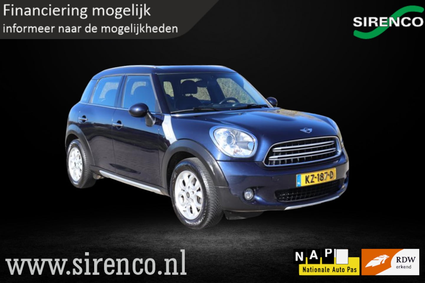 MINI Countryman - 1.6 Cooper | leder | climate & cruise control | navigatie | bluetooth | origineel nl auto - AutoWereld.nl