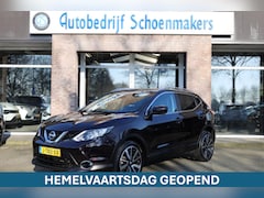 Nissan Qashqai - 1.2 Tekna CARPLAY STOELVERW. 360-CAMERA DAB HALFLEER 19"LMV NAVI CRUISE 2xPDC CLIMA ENZ