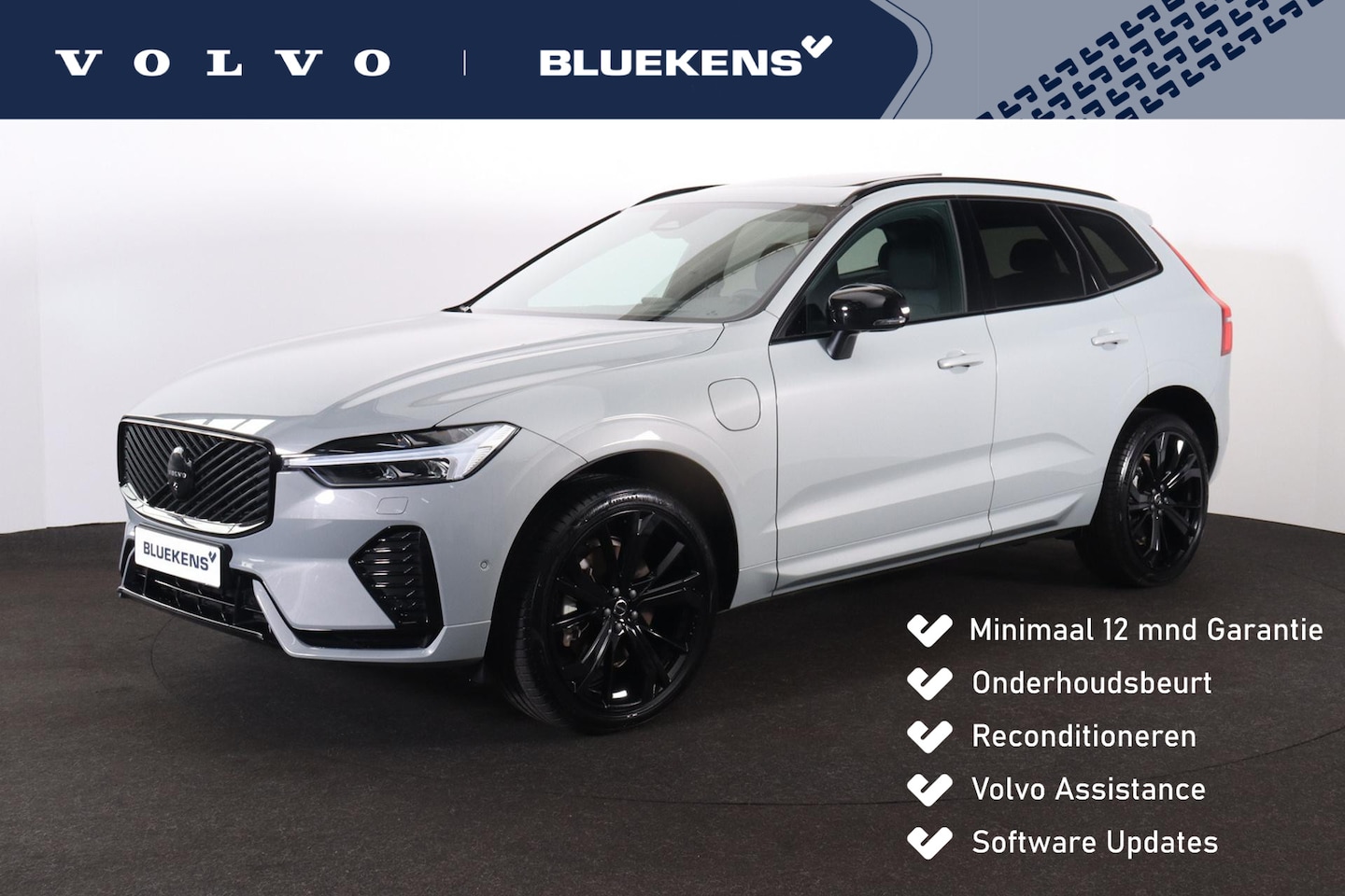 Volvo XC60 - T6 Recharge AWD Plus Black Edition - Panorama/schuifdak - IntelliSafe Assist & Surround - - AutoWereld.nl