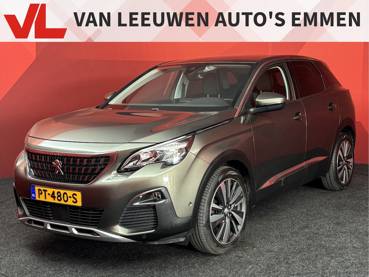 Peugeot 3008 - 1.2 PureTech Blue Lease Premium  | Half leder | Navi | Cruise - AutoWereld.nl