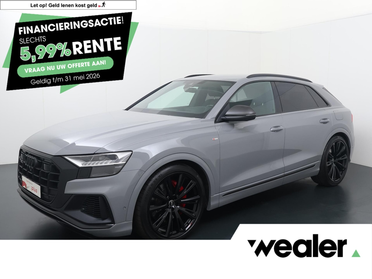 Audi Q8 - 60 TFSI e quattro Pro Line S Competition | 340 PK | SoH 100% | Matrix LED koplampen | Head - AutoWereld.nl