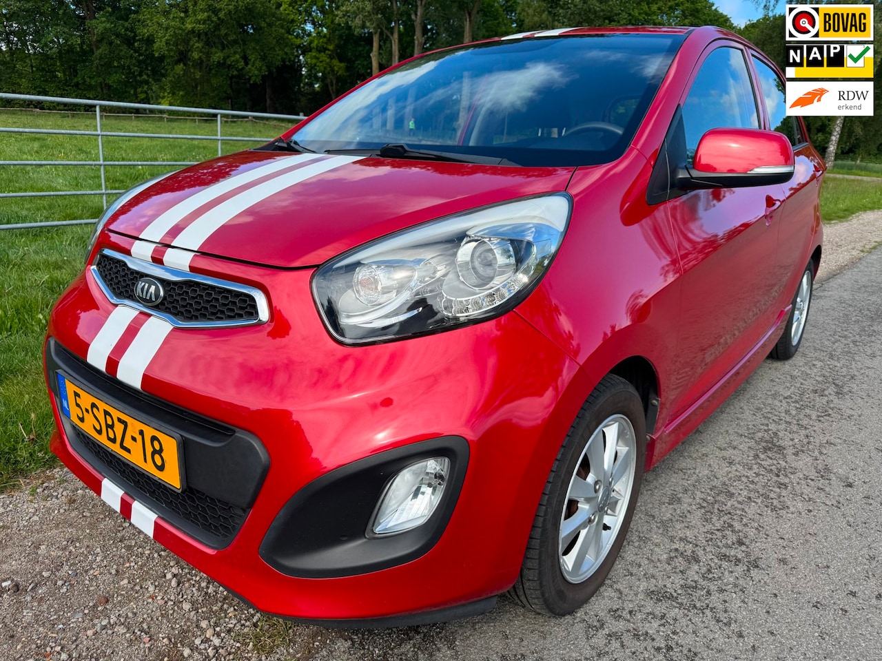 Kia Picanto - 1.2 CVVT ISG Plus Pack DEALER onderhouden|groot scherm - AutoWereld.nl