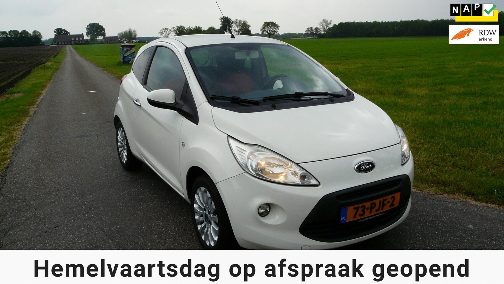 Ford Ka - 1.2 Titanium X start/stop 1.2 Titanium X start/stop,Airco,Elec.pakket,Lmv's! NIEUWE APK! - AutoWereld.nl