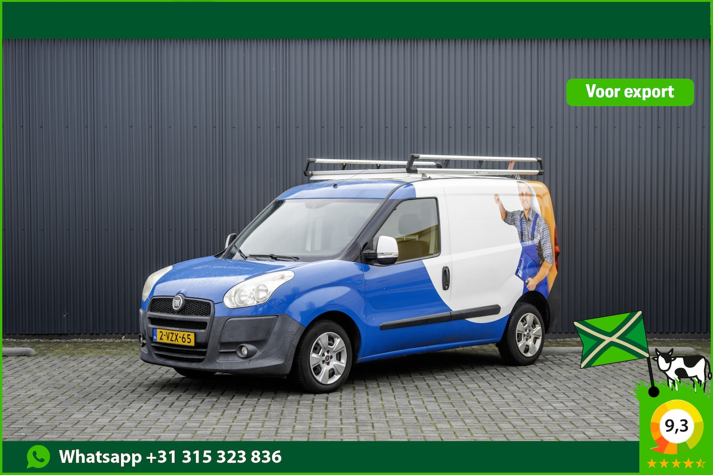 Fiat Doblò Cargo - 1.3 MultiJet SX L1H1 | Airco | Schuifdeur R - AutoWereld.nl