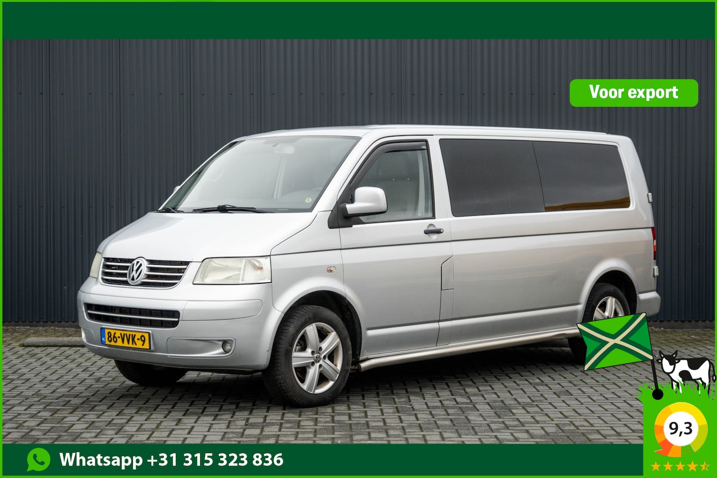 Volkswagen Transporter - T5 2.5 TDI 340 L2H1 | 174 PK | Navi | Airco | Trekhaak - AutoWereld.nl