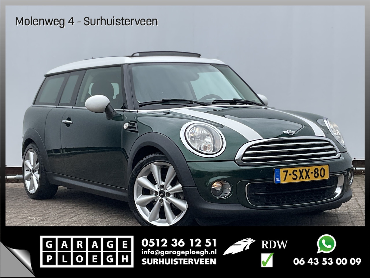MINI Clubman - Mini 1.6 One D Pano.dak Navi Clima Cruise Holland Street - AutoWereld.nl
